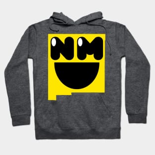 New Mexico States of Happynes- New Mexico Smiling Face Hoodie